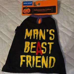 Spooky Pet T-Shirt - Black and Yellow